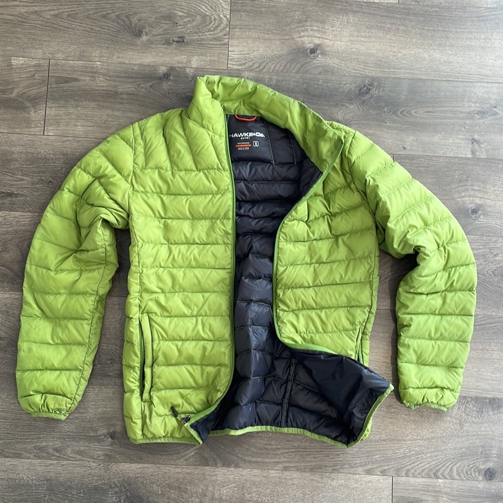 HAWKE & CO. Ultra Light Down Packable Outerwear Jacket, Small